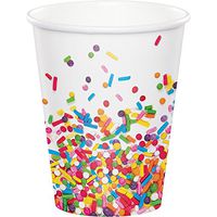 Creative Converting Sprinkles Birthday Cups (24) Party Bundle