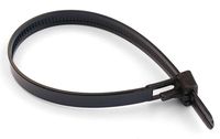 Black Point Products BE-0108B-R BLACK Releasable Tie (100 Pack), 8"