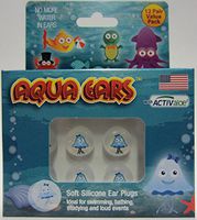 Aqua Ears® Kids Soft Silicone Earplugs 12 Pair (Jelly Fish)