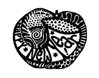 Karmabee Rosh Hashana Note Cards, Blank Inside, Set of 10