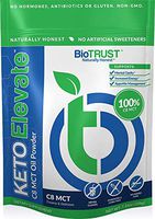 BioTrust Keto Elevate, Boosting Pure C8 MCT Oil Powder, Ketogenic Diet Supplement, Keto Coffee Creamer, Clean Energy, Mental Focus, Weight Management, 100% Caprylic Acid (20 Servings)