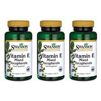 Swanson Vitamin E Mixed Tocopherols 200 Iu (134 Milligrams) 250 Sgels (3 Pack)