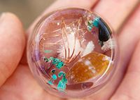 Hawaiian Healing Jewelry: Orgonite Pendant for Public Speaking (Desk Disc)