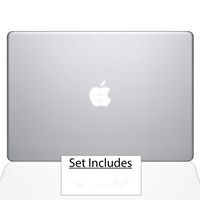 The Decal Guru Beach Babes MacBook Decal Vinyl Sticker - 11" MacBook Air - White (0216-MAC-11A-W)