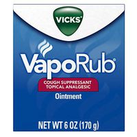 Vicks VapoRub Soothing Chest Rub Cough Suppressant, 6 Oz
