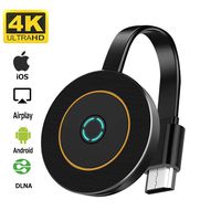 Wireless Display Adapter, 4K@30Hz WiFi Display Dongle Wireless HDMI Adapter Compatible iOS Android Windows - Support Miracast Airplay DLNA TV Stick for Laptop Phone to TV Monitor Projector