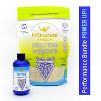 RnA ReSet - ReMag High Absorption Magnesium Liquid, Magnesium Chloride, ReStructure Protein Powder, Keto, Paleo Formula - by Dr. Carolyn Dean