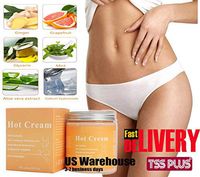 TSSPLUS Ginger Hot Cream Anti Cellulite Body,slimming hot gel- cellulite remover- belly fat burner- skin firming- body shaper- apply hot cream with body wrap for weight loss- firming loose skin
