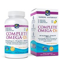 Nordic Naturals - Complete Omega-D3, Additional Bone, Mood, and Immune Support, 120 Soft Gels