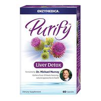 Enzymedica, Purify Liver Detox, Enzyme Supplement to Support Liver Function and Cleansing with Milk Thistle, NAC and Selenium, 60 capsules (30 servings)
