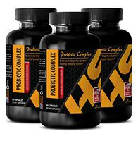 Digestive enzymes Bulk Supplements - PROBIOTIC Advanced Blended Complex - Bacteria for Digestive System - Natural probiotics for Women Weight Loss - 3 Bottles 180 Capsules