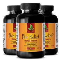 Pain Vitamins - Pain Relief 610MG - Extreme Formula - antioxidant and Immunity - 3 Bottles (180 Capsules)