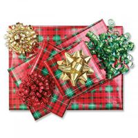 Gift Wrap Christmas Bows- Set of 9 Holiday Bow Variety Pack