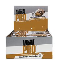 Animal Pro Protein bar - Great Tasting - 11g Fat - 19g Carbs - 20g Protein - Pre & Post Workout Fuel, Peanut Butter Crunch, 12Count