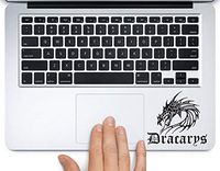 Dracarys Drogon Daenerys Game of Thrones Printed Trackpad Clear Vinyl Decal Sticker Compatible with Apple MacBook Pro Air 11" 12" 13" 15" All Years Laptop Keyboard (13" MacBook Pro Retina)