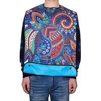 FUSHIDA Adult Bibs with Waterproof PVC Layer,Mealtime Clothing Protector Adult Bibs for Eating Men and Women,Washable,Reusable,Foldable - Size 34"x18" Inches/84x46cm