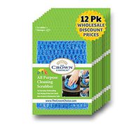 NO ODOR Dish Cloth for All Purpose Dish Washing | No Mildew Smell from Sponges, Scrubbers, Wash Cloths, Rags, Brush | Outlast ANY Kitchen Scrubbing Sponge or Cotton Dishcloth (12PK All Purpose)