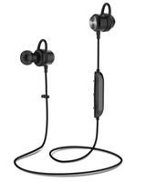 Bluetooth Headphones, Up to 9 Hrs Playing Time HolyHigh IPX7 Waterproof Running Headphones in-Ear Earbuds for Gym Cycling Workout iPhone,iPad,Samsung, Siri with Built-in Noise Cancelling Mic(Black)