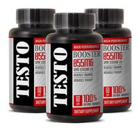 libido Support Dietary Supplement - TESTO Booster 855 - HIGH Performance - Nettle Root Extract Supplement - 3 Bottles 180 Capsules