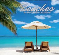Beaches 2018 Wall Calendar (16-month)