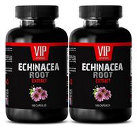 Echinacea Root Bulk - ECHINACEA Root Extract - Promotes Ear Health - 2 Bottles 200 Capsules