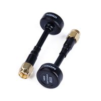 NIDICI 5.8GHz FPV Antenna RP-SMA for FPV Transmitter TX Fatshark Goggles FPV RC Drone (Black Pack of 2)