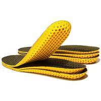 3 Pairs Elastic Shock Absorbing Shoe Insoles Breathable Honeycomb Sneaker Inserts Sports Shoe Insole Replacement Insoles for Men (US8-12)