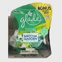 Glade Plugins Scented Oil Air Freshener Starter Kit, Matcha Garden, 0.67 Fl Oz