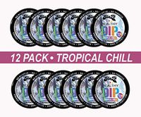 TeaZA Herbal Tropical Chill Pouch -Nicotine Free, Caffeine Free, Tobacco Free Pouches [12 Pack]