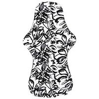 YLMRXL Bamboo Charcoal Reusable Cloth Menstrual Pads Washable Panty Liners for Women, Overnight Sanitary Napkins, and Reduce Waste (5 Pack),F