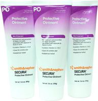 Smith and Nephew SECURA Protective Ointment Skin Protectant 5.6oz Tube (Pack of 3) NewBorn, Kid, Child, Childern, Infant, Baby
