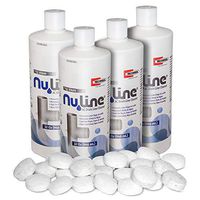 (4)-Pack, The 'Original' AC Line Drainline Buildup Remover Air Conditioner Condensate, 32 Ounce + (24) PT-151 Pan Tablets