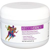 Recovernol Sports Recovery Cream | Fortfied with 10% Arnica, MSM, Hemp & Coconut Oil, Vitamins A & E Plus Ocean Essence Minerals | Supports Joint, Tendon, Ligament & Muscle Repair and Recovery (8 oz)