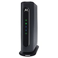 Motorola MB7220-10 8x4 Cable Modem, Model MB7220, 343 Mbps DOCSIS 3.0, Certified by Comcast XFINITY, Time Warner Cable, Cox, BrightHouse, and More - 1 x Network (RJ-45) - Gigabit Ethernet - Desktop