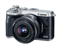 Canon EOS M6 (Silver) EF-M 15-45mm f/3.5-6.3 IS STM Lens Kit (Renewed)