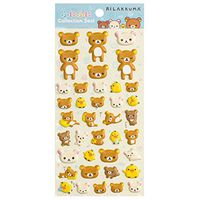 San-X Rilakkuma Soft touch Sticker SE34501