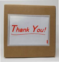 Packing Slip Envelope Pouches - Our Packing List Envelopes Won't Fold On Themselves with The Latest Self - Adhesive Packing List Tech | Say 'Thank You' Every Time | 7.5" x 5.5" Top-Loading (200 Pk)