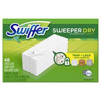 Swiffer Sweeper Dry Sweeping Pad Multi Surface Refills for Dusters Floor Mop, Lavender & Vanilla Comfort, 48 Count (Packaging May Vary)