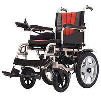 Pxxxa Electric Wheelchair, Double Motor 360 ° Joystick Lithium Battery Lightweight Folding Transport Wheelchair Chair, Electric Wheelchairs for Adults Elderly, Rollator Walker with Seat