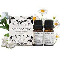 Jasmine Chamomile Essential Oil Set, 100% Pure Natural Aromatherapy Therapeutic Grade Essential Oils for Diffuser-2 X 10ml