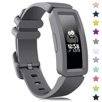 findway Compatible with Fitbit Ace 2 Bands for Kids 6+, Soft Silicone Bracelet Accessories Sport Strap Boys Girls Wristbands Compatible for Fitbit Inspire HR & Ace 2