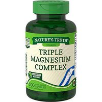 Nature's Truth 400 mg Magnesium Triple Complex Supplement, 100 Count