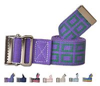 NYOrtho Metal Buckle Gait Belt - Adjustable Machine Washable Strong and Durable Cotton Material Latex Free, Lavender, 60"
