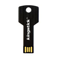 USB Disk 4/8/16/32/64GB Ultra-Thin Key Shaped USB 3.0 Flash Drive Memory Stick U Disk Black 64GB