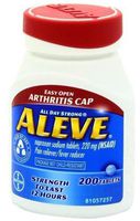 Aleve Tablets with Easy Open Arthritis Cap, 200 Count (Pack of 1)