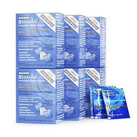 SinuAir Powdered Saline 180 Convenient Packets (6 Boxes)