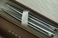 Cross Limited Edition Executive Companion with Extremely Polished Chrome Barrel Sage Pen and 0.7mm Pencil