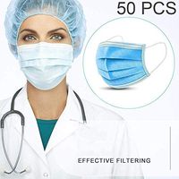 50 pcs 3 Layer Protection Facial Protective Face Cloth