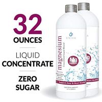Magnesium Supplement - 2-Pack - Eniva Magnesium Liquid Supplement - 64 oz Total