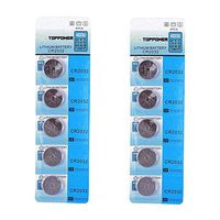 TOPPOWER Lithium Button Cell Battery 3V CR2032 2-Pack